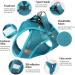 Adjustable Ultra-Light Cat Dishes & Escape-Protection Vest for Kittens - Padded Soft Network Running Jacket - Turquoise (1 Pack) - Buy Online on GoSupps.com