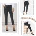 PUWEER Women's Stretch Ankle Dress Pants - Business Casual Capri Work Pants with Pockets, Dark Grey, Small (Petite) - Buy Online on GoSupps.com