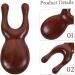 Buifulsic Hand & Facial Massager | Shiatsu Massage Roller & Travel Tool for Nose Scraping | Wooden Ridge Scratch Board - Buy Online on GoSupps.com