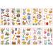 10Sheets Cartoon Temporary Stickers A/B Styles For Creative Body Art Easter Stickers For Boy Girl Easter Party Fa Easter Stickers Set A Series - Buy Online on GoSupps.com