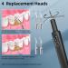 Buy Teeth Cleaning Kits - Waterless Flosser 3 Modes USB Rechargeable IPX7 Waterproof - Effective Dental Cleaner with Mirror (Light Gray - Buy Online on GoSupps.com