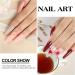 2G Dipping Powder Kit Nail Starter Nail 8PCS Dipping Powder System French Powder No Needed Nail Lamp Fast Dry Nail Art Manicure DIY Salon Gift Set for Women Girls DIY Nail Beginner Home Salon Gift color05 - Buy Online on GoSupps.com