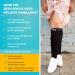 Zeta Open Toe Wide Calf Plus Size Compression Socks 20-30 mmHg - XX-Large Black - Buy Online on GoSupps.com
