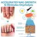 Onyxoguard Nail Growth Serum - Strengthen & Repair Thin Brittle Nails | Crystal Clear Base Coat Treatment - Buy Online on GoSupps.com