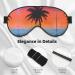 Tropical Sunset Print Unisex Eye Mask - Soft Light-Blocking Comfortable Sleep Mask for International Shipping - Buy Online on GoSupps.com