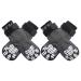 Pupeck 2 pairs double-sided anti-slip dog socks with adjustable straps for the interior-dog shoes Pfot protection summer paw paw protection traction control socks on hardwood soil x-mall (2 pair) gray