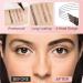 New Magic Eyebrow Pencil 3D Waterproof Eyebrow Pencil Contouring Pen 4-Tipped Precise Brow Pen Long-Lasting Natural Fine Stroke Eyebrow Pencil(Grey) - Buy Online on GoSupps.com