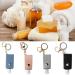 4-Pack Mini Empty Soap Dispenser Set Travel-Friendly 30ml Keychain & Shower Gel Containers in 4 Colors - Buy Online on GoSupps.com