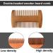 Men's Beard Brush Comb Set - 100% Boar Bristle, Wooden Portable Kit for Hair & Beard Grooming - Buy Online on GoSupps.com