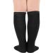 Kids Soccer Socks - Knee High Cotton Sports Socks for Boys & Girls - 1 Pack, Pure Black - Buy Online on GoSupps.com