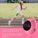 Flintronic Pedometer Clock - Digital Fitness Watch for Kids | No Bluetooth Pink Running Tracker - Buy Online on GoSupps.com