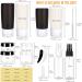 16 Pack Silicone Travel Bottles Set - TSA Approved, Leakproof & Refillable | Morfone Travel Containers for Toiletries - 2oz 3oz Ideal for Shampoo, Conditioner, Lotion - BPA Free - Buy Online on GoSupps.com