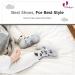 Babyio Baby Sock Shoe - Anti Slip Toddler Shoes for Boys & Girls - Grey, 9-12 Months - Buy Online on GoSupps.com
