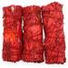 Dragon's Blood Sage Smudging Kit - Pack of 3 Hand-Tied Bundles for Home Cleansing and Meditation - Buy Online on GoSupps.com