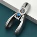 Finger Toe Nail Clippers Stainless Steel Wide Jaw Opening Fingernail Cutters Sturdy Powder Die Cast Small Nail Clippers - Buy Online on GoSupps.com