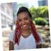 POPETPOP Dirty Little Braids Braided Wig Men Wigs Ponytail Wigs Dreadlock Crochet Hair Unisex Dreadlock Wig Braid Wigs Fashionable Hair Wig Women Hairpiece Extensions Dreadlock Extensions 90X8CM Claret - Buy Online on GoSupps.com