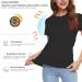 Magcomsen Women's Short Sleeve Quick Dry UPF 50+ Athletic Tee - Black Medium - Buy Online on GoSupps.com