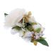 Housoutil Bridal Hair Accessories Hair Comb Hair Side Comb Hair Ornament Floral Hair Accessories Bridal Hair Clip Bridal Headpiece Women Headdress Tiara Flowers Wedding Bride Silk Flower
