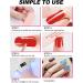 Kalolary 20PCS Nail Adhesive Wrap Nail Gel Polish Strips Full Wraps Nail Polish Stickers Cured Gel Nail Strips Self-Adhesive Gel Nail Wrap Stickers Decals(UV/LED Lamp Required) (Colorful 2) - Buy Online on GoSupps.com