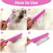 Buy Tiesome 2-in-1 Pet Grooming Kit - Multifunctional Stainless Steel Dog Comb & Massage Tool | Double-Sided Pink Trunks for Grooming & Pet Hair Removal - Buy Online on GoSupps.com