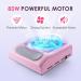ZUZUXIA 80W Nail Dust Collector for Acrylic Nails | Low Noise Powerful Nail Vacuum Fan with 2 Filters & 1 Brush | Salon-Grade Suction Cleaner in Pink - Buy Online on GoSupps.com