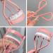Eyelash Curler with Comb and 2 Silicone Refill Pads - Pink Beauty Makeup Tool for Women and Girls - Buy Online on GoSupps.com