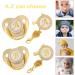 Romida Baby Pacifier - Soft Silicone Nipple for Newborns | Tooth Misalignment Solution | Flexible & Thin Design | International Shipping - Buy Online on GoSupps.com