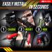 BLITZU 2023 Bike Lights Set with Bell | USB-C Rechargeable Front Headlight & Rear LED Taillight | Bicycle Accessories for Night Riding | Road Safety for Men, Women, Kids - Buy Online on GoSupps.com