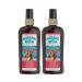 Habana Brisa Reef Friendly Tanning Oil Twin Pack (2 x 8oz) Reef Safe Non-Greasy Sun Tanning Oil with Moisturizing Tropical Oils Small Batch Sun Care Made in USA (Twin Pack (2x 8oz))