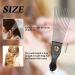 Afro Pick Comb Metal Pick Comb Plastic Afro Pick Hair Comb Wide Tooth Hair Pick Comb Metal Hair Coloring Comb Wig Braid Comb Hairdressing Styling Tool for Curly Hair Style Black (Classic Style) Black 23 centimeters - Buy Online on GoSupps.com