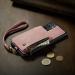 Buy Soonic Leather Cover for Samsung Galaxy A54 5G - Pink Magnetic Wallet Case with Zipper Card Slots Coin Compartment & Stand - Buy Online on GoSupps.com