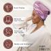 Buy SMPL Objects Microfiber Hair Wicker Towel | Double-Layered Curly Hair Turban | Satin Hair Rock Cloth for Women (Purple Lilac) - Fast International Shipping - Buy Online on GoSupps.com