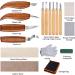 Olerqzer 26-in-1 Wood Carving Kit with Detail Knife, Whittling Knife, Chisel Knife, Gloves, Sharpener - Ideal for Spoon, Bowl, Kuksa Cup Wooden Carving - Buy Online on GoSupps.com