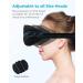 Umisleep 3D Contoured Sleep Mask for Men & Women - Super Soft 100% Light Blocking Eye Mask for Travel Insomnia & Migraines (Black) - Buy Online on GoSupps.com
