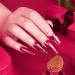 DouborQ Glitter Nail Polish Bright Red Glimmer Long-lasting Sequins Nail Art Varnish (08) Bright Red-08 - Buy Online on GoSupps.com