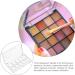  DECOMELODY Transparent Makeup Palette Portable Storage Box for Eyeshadow Lipstick Blush Secure Lockable Travel Container for DIY Mix & Match - Buy Online on GoSupps.com