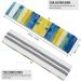 Buy Yellow & Blue Pattern Printed Resistance Bands - Durable Elastic Leg Bands for Fitness & Home Workouts - Buy Online on GoSupps.com