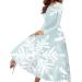 Hanxiulin women Christmas dress print long -arm sweater dress bag christmas elk party clothes mini sweater sweater dress oversize long arm blouse dresses sweatshirts dress autumn winter light blue xxl