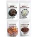 HK Cake Decorative Sprinkles Set (Rainbow Brown) Dark Chocolate Chips and Milk Chocolate Chips 200g (50g each)