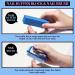 Fandamei Gel Nail Files & Nail Care Set - 100/180 Grit Buffers Tongs & Shaver for Manicure & Pedicure - Z-Blue | Premium International Shipping - Buy Online on GoSupps.com
