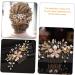 Ipetboom Pearl Hair Comb Crystal Hair Rhinestone Hair Comb Decorative Hair Combs Pearl Headpiece Rhinestone Hair Accessories Wedding Party Hair Pins Styling Hair Manual Hair up Bride Metal - Buy Online on GoSupps.com