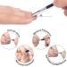 Ejiubas Cuticle Trimmer & Pusher Set - Professional Stainless Steel Cutter and Pusher for Fingernails and Toenails - Durable Pedicure Manicure Tools in Black - Buy Online on GoSupps.com