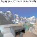 Privacy Sleeping Tent Sleep Soundproof Cabin Soundproof/Light-Proof/Built-in Dual Speakers Foldable Privacy Space for Adults and Kids Sleeping Bed - Buy Online on GoSupps.com