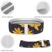 Resistance Bands - Yellow Flower Design | Fabric Exercise & Leg Bands for Fitness - International Shipping Available - Buy Online on GoSupps.com
