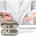 Shop Cabilock 2-in-1 Sunglasses & Contact Lens Case - Stylish PU Leather Travel Kit - Buy Online on GoSupps.com