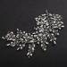 Chargances Bridal Crystal Statement Hair Vine Wedding Rhinestone Beaded Headband Dainty Silver Handmade Hair Accessories for Women and Girls Brides - Buy Online on GoSupps.com
