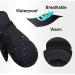SimpliKids Kids Ski Mittens Black Solid S(4-6Y) - Insulated & Waterproof Snow Gloves for Children - Buy Online on GoSupps.com