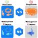 4 Pairs of Silicone Soundproof Earplugs with Rope & Storage Box - Noise Protection for Swimming & Hearing - Orange - Buy Online on GoSupps.com