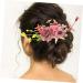 Angoily Rose Hair Comb Girls Hair Clips Bridal Hair Comb Wedding Girl Accessories Prom Vintage Hair Clips Womens Hair Clips Girls Hair Accessories Flower Tiara Bride Simple Pp Hair Piece - Buy Online on GoSupps.com