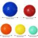 Firschoie 5-Piece Massage Balls Set - Hard Hedgehog Massage Balls for Hands Legs Shoulders and Feet - Ideal for Muscle Relief in Multiple Sizes - Buy Online on GoSupps.com